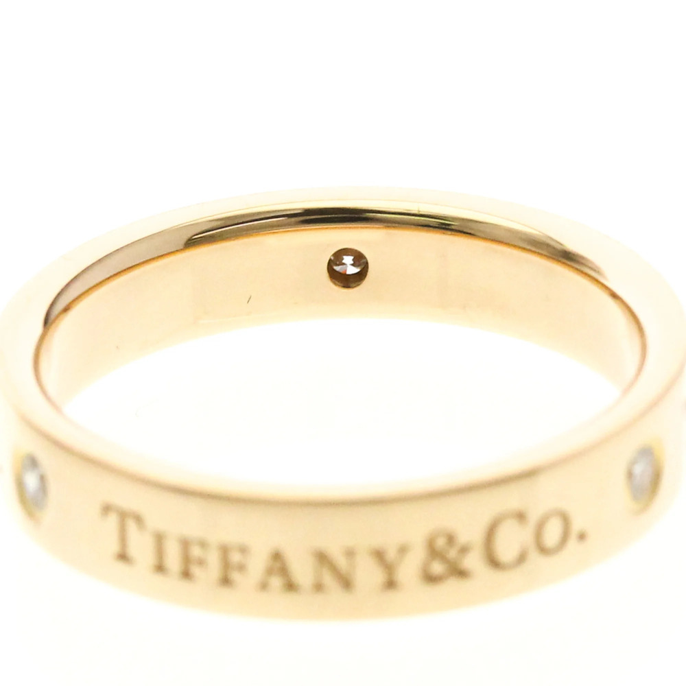 TIFFANY 18k Gold Diamond Ring - Picture 5 of 9